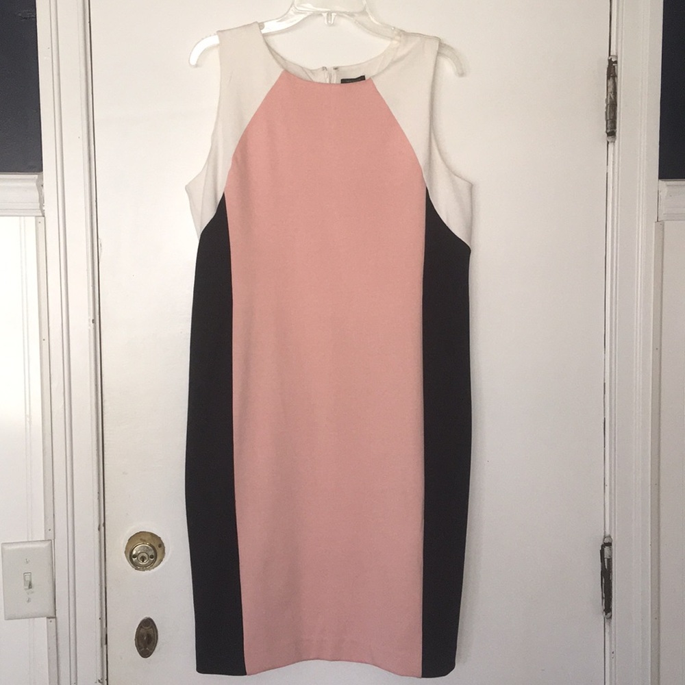 Ann Taylor Color Blocked Tank Dress